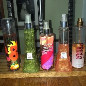 5 Bath and Body Works limited sprays